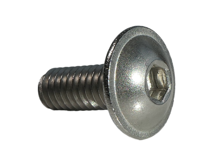 Oval head screw ISO7380-F M4x10 A2