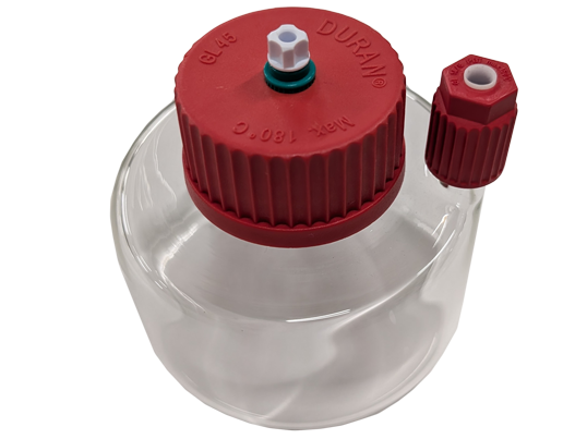 Chlorine Dioxide Container with Screw and Clamp Cap