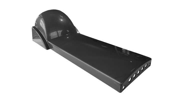 L1/2 Back rest cover long without button, anthracite