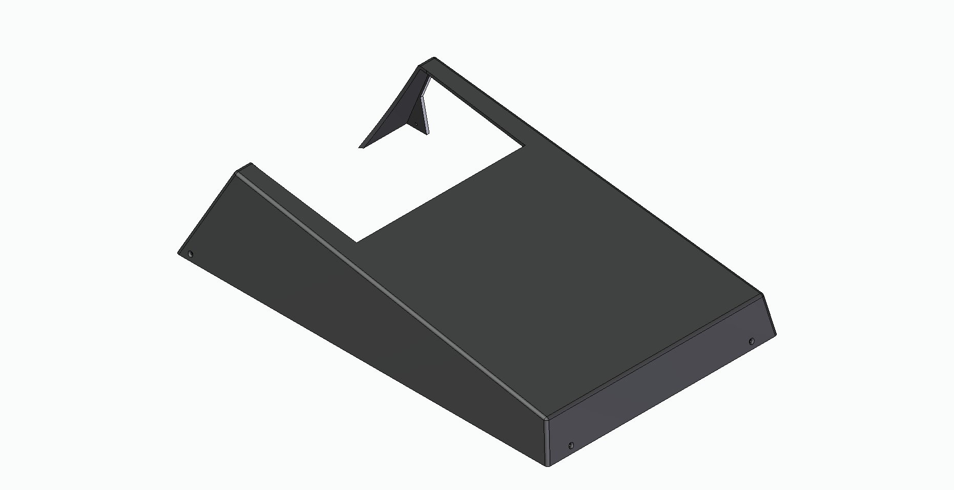 Base cover D1/D2 anthracite, with cuspidor