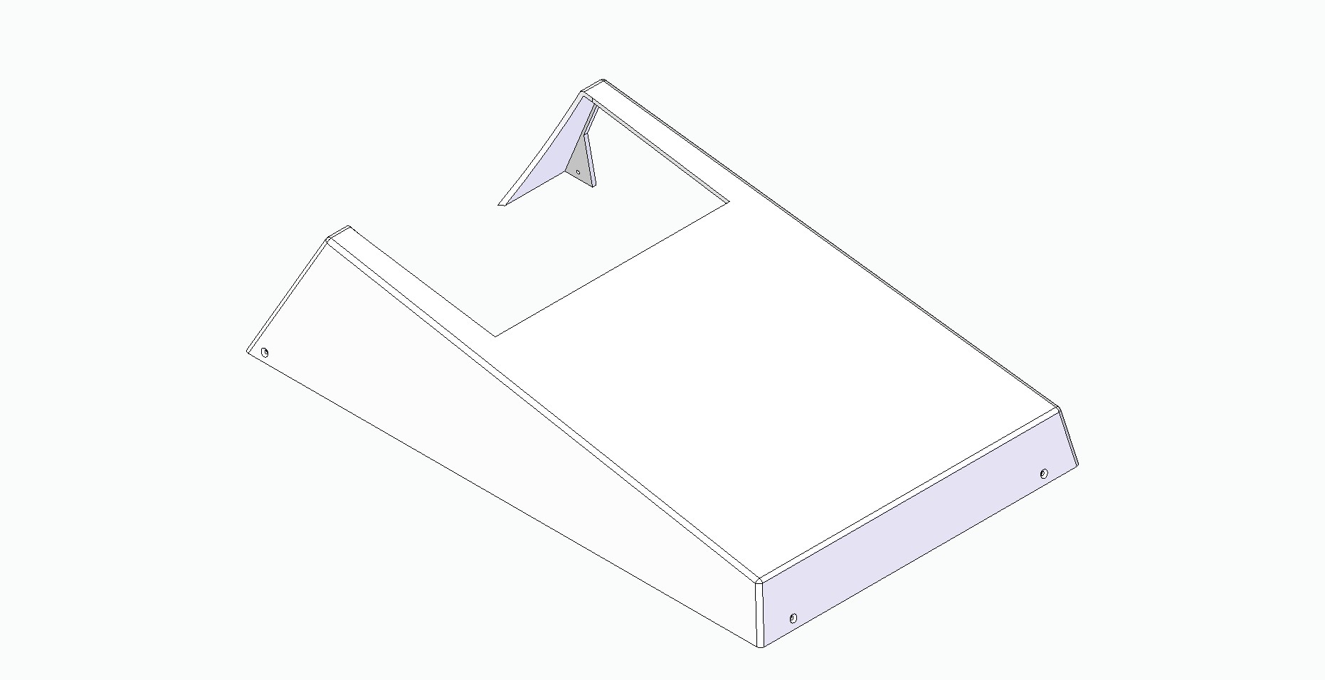 Base cover D1/D2 white, with cuspidor