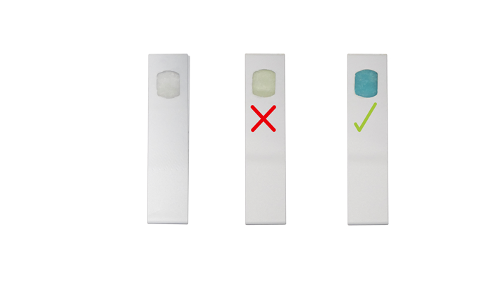 bandelettes de test 0,1 - 0,4 ppm pour déterminer la concentration en dioxyde de chlore (50 pièces)