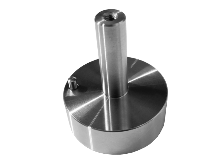 Adapter with pin for tray