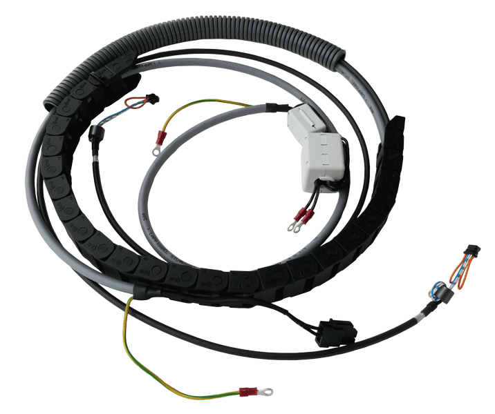 Energy chain with cables Lift motor/DC-FI D2